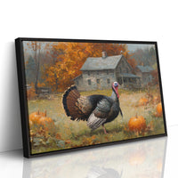 Autumn's Guest At The Farmhouse