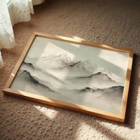 Mountains Rest In Morning Mist