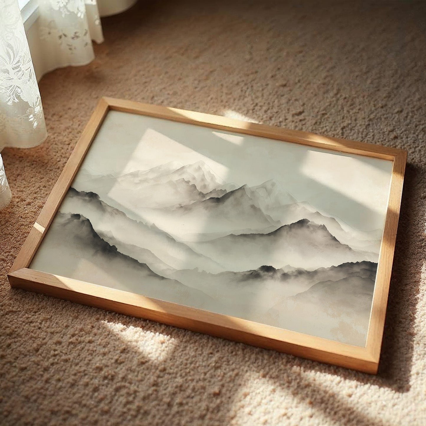 Mountains Rest In Morning Mist