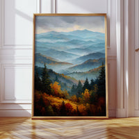 Autumn Peaks Paint The Morning Blue