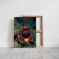 Kettle Over Open Flame