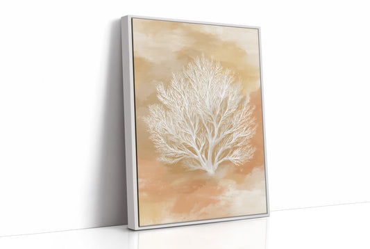 Ivory Branches On Golden Canvas