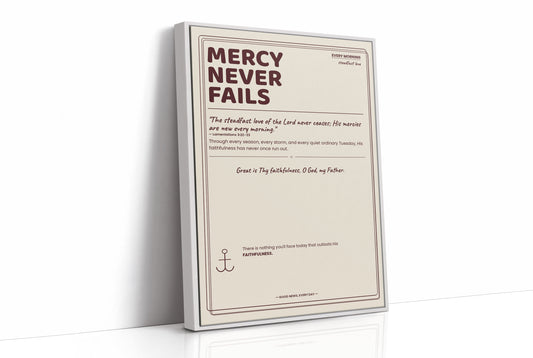 Mercy Never Fails