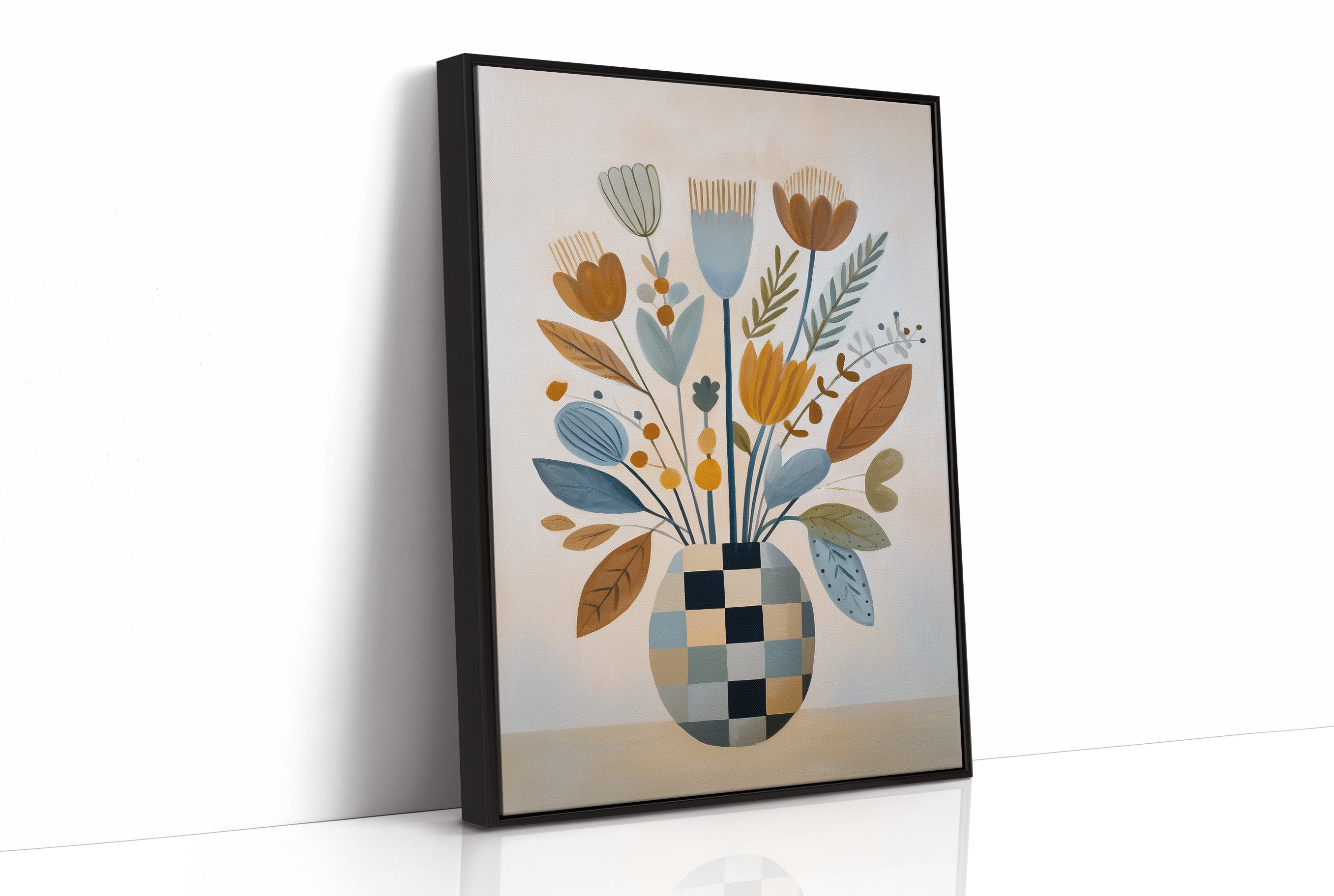 Geometric Vessel, Botanical Dreams