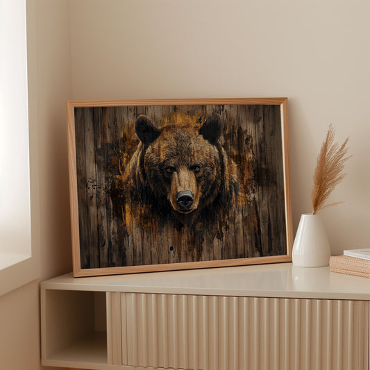 Ancient Forest Holds Bear's Gaze