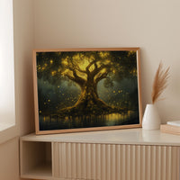 Ancient Light Dances Through Branches