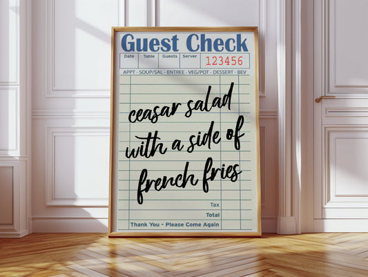 Lunch Orders Write Love Letters