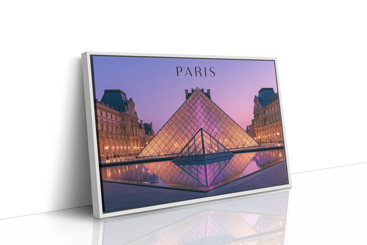Paris Twilight at the Louvre