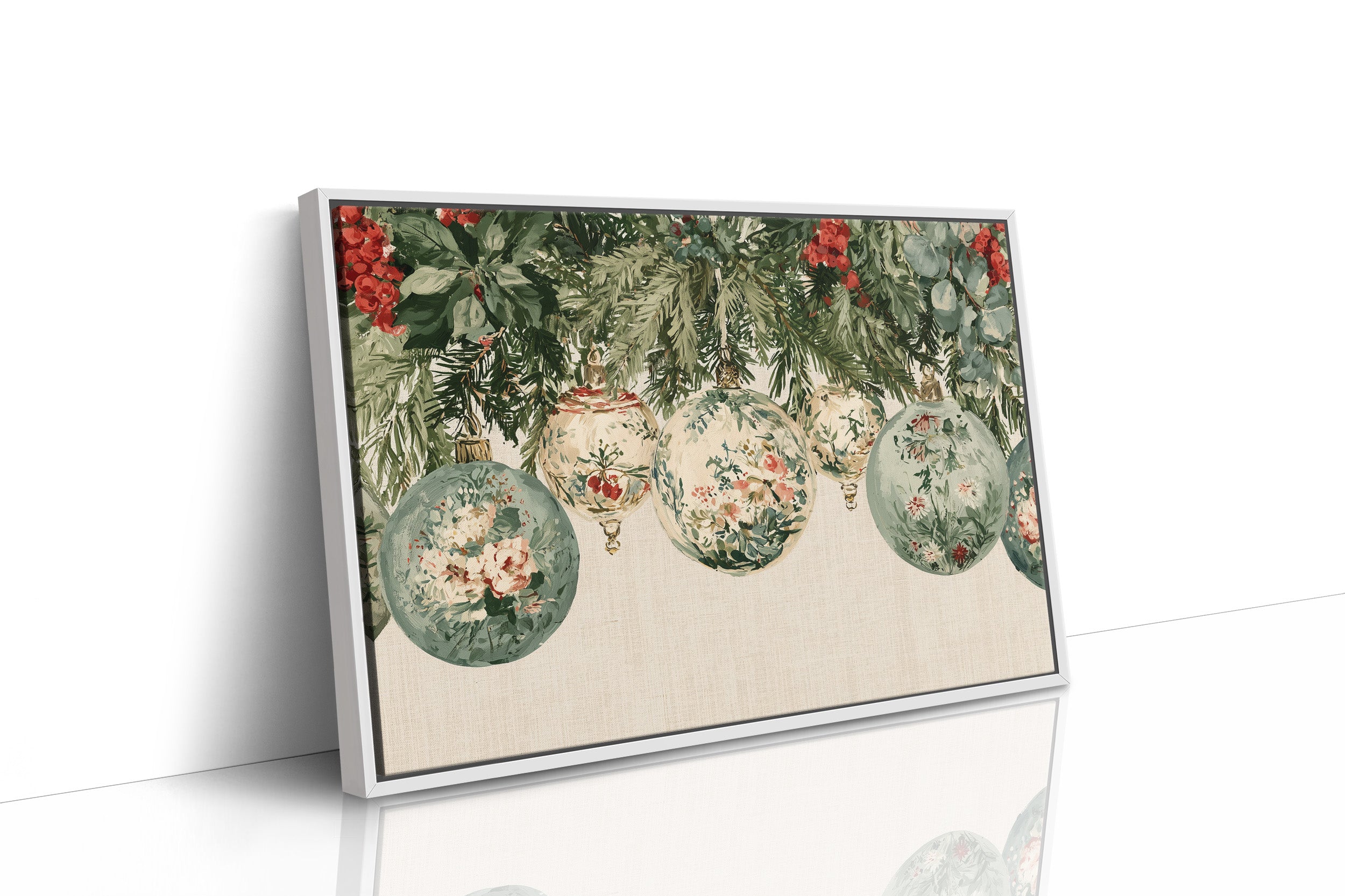 Roses Painted On Glass