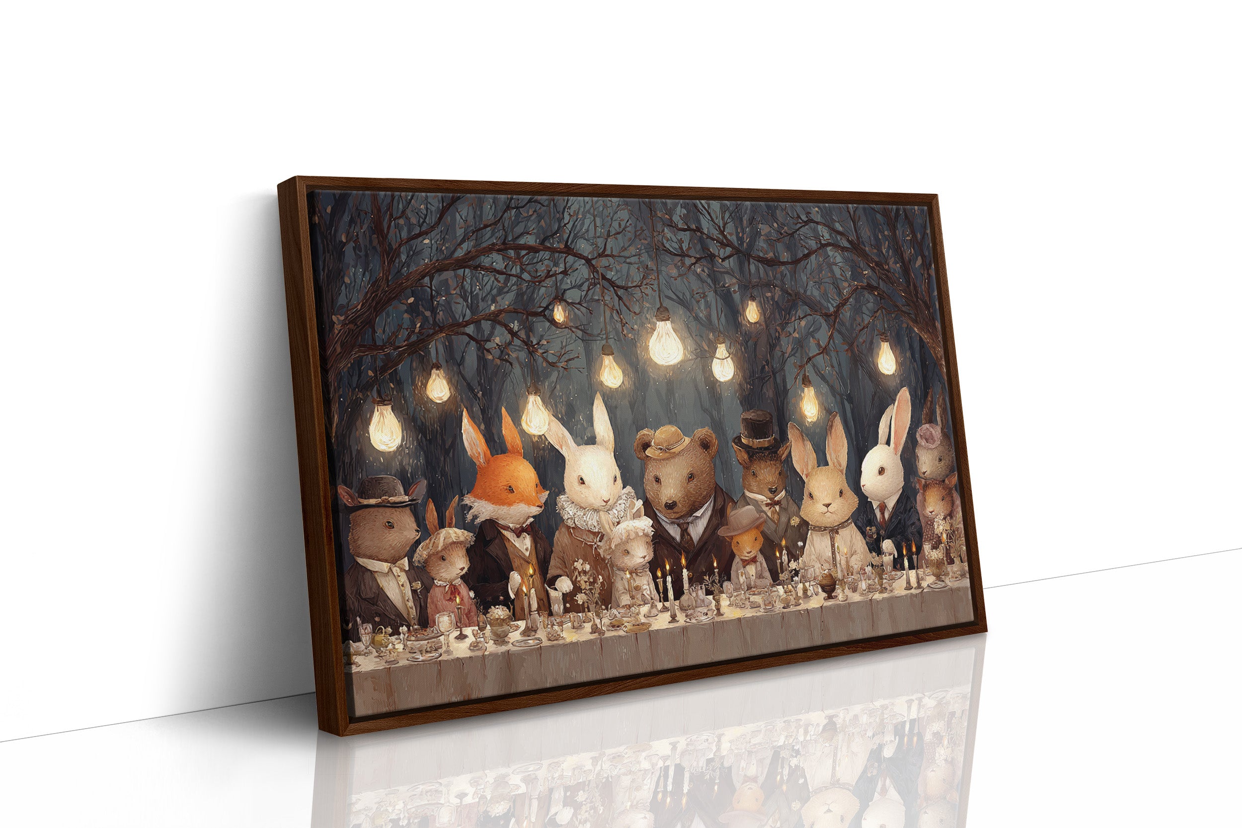 Woodland Feast Under Edison Stars