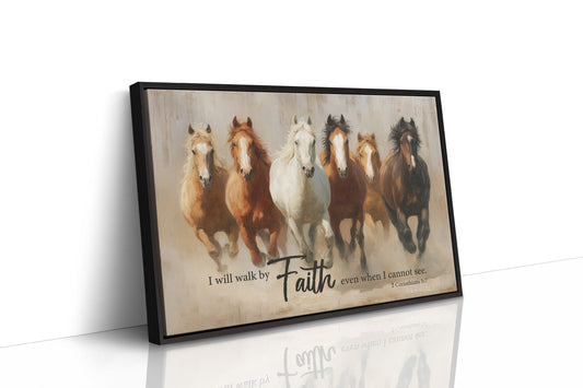 Galloping Spirit: Journey of Unwavering Faith 2 Corinthians 5:7