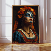 Elegance in Sugar Skull Makeup