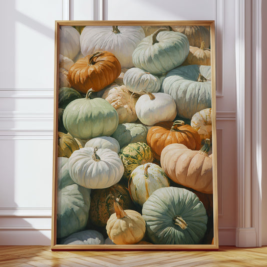 Autumn's Palette In Pumpkin Poetry