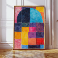Colors Dance Through City Windows