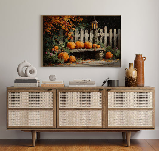 Harvest Glow Beneath Autumn Leaves