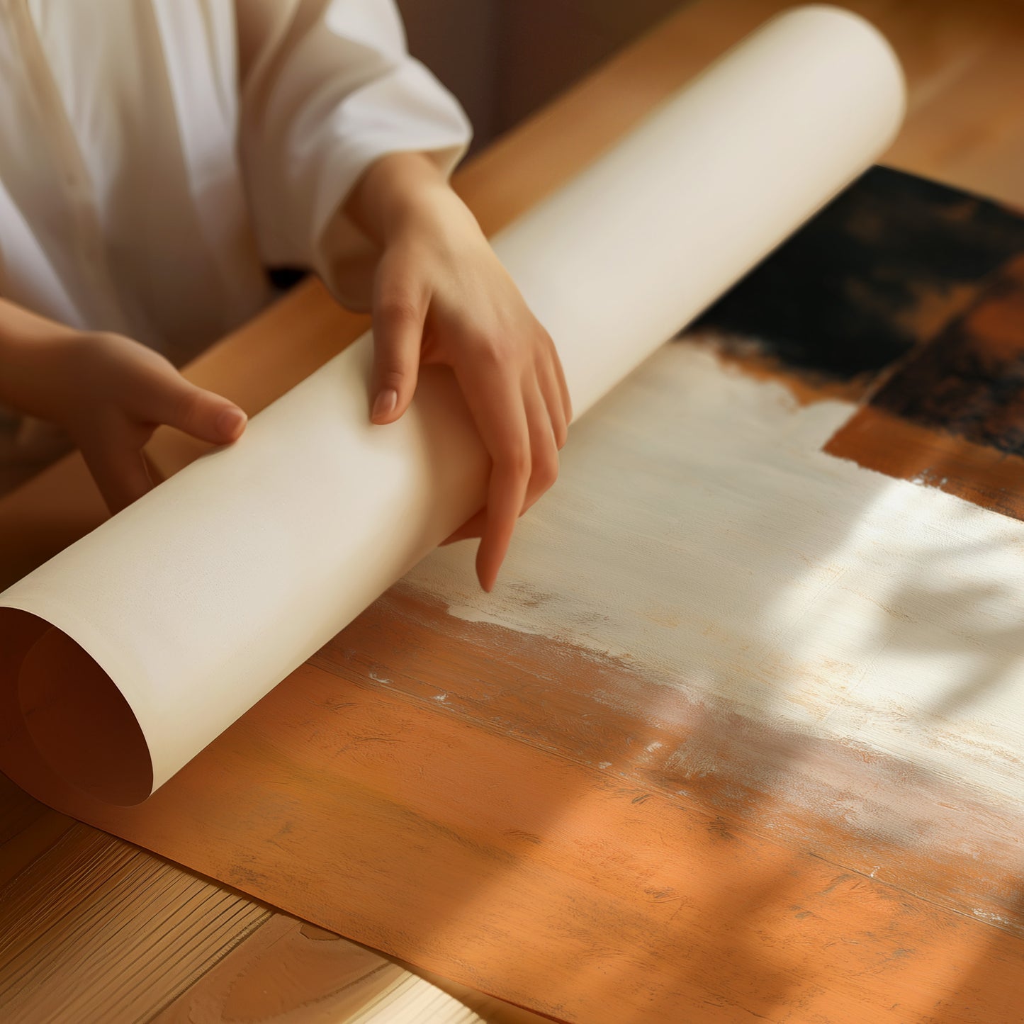 Sunlit Bar Cart Meets Urban Canvas
