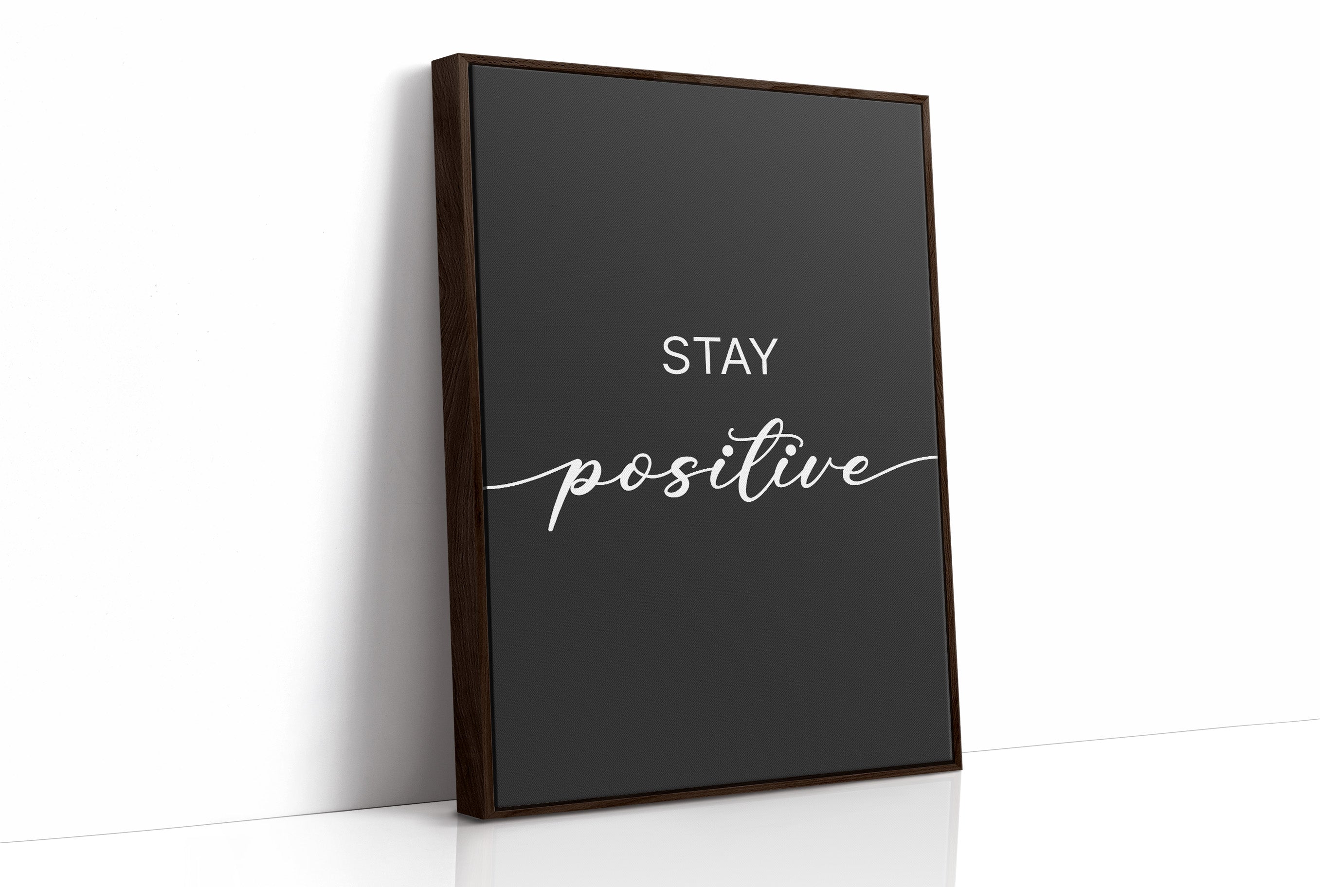 Stay Positive Script Typography