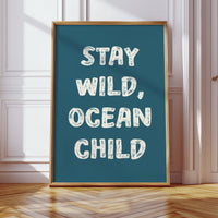 Ocean Letters Carved In Morning