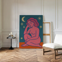 Midnight Muse in Neon Dreams