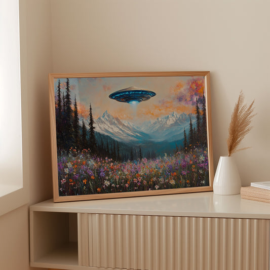 Cosmic Visitors Above Alpine Meadows