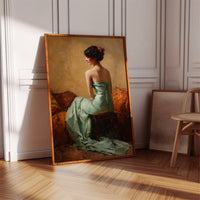 A Moment in Celadon Silk