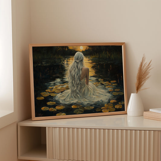 Moonlit Waters Dance With Gold