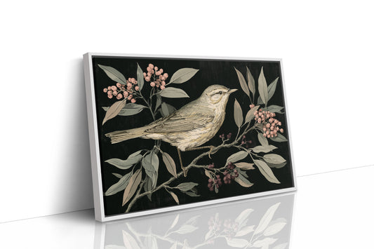 Cream Warbler in the Branches