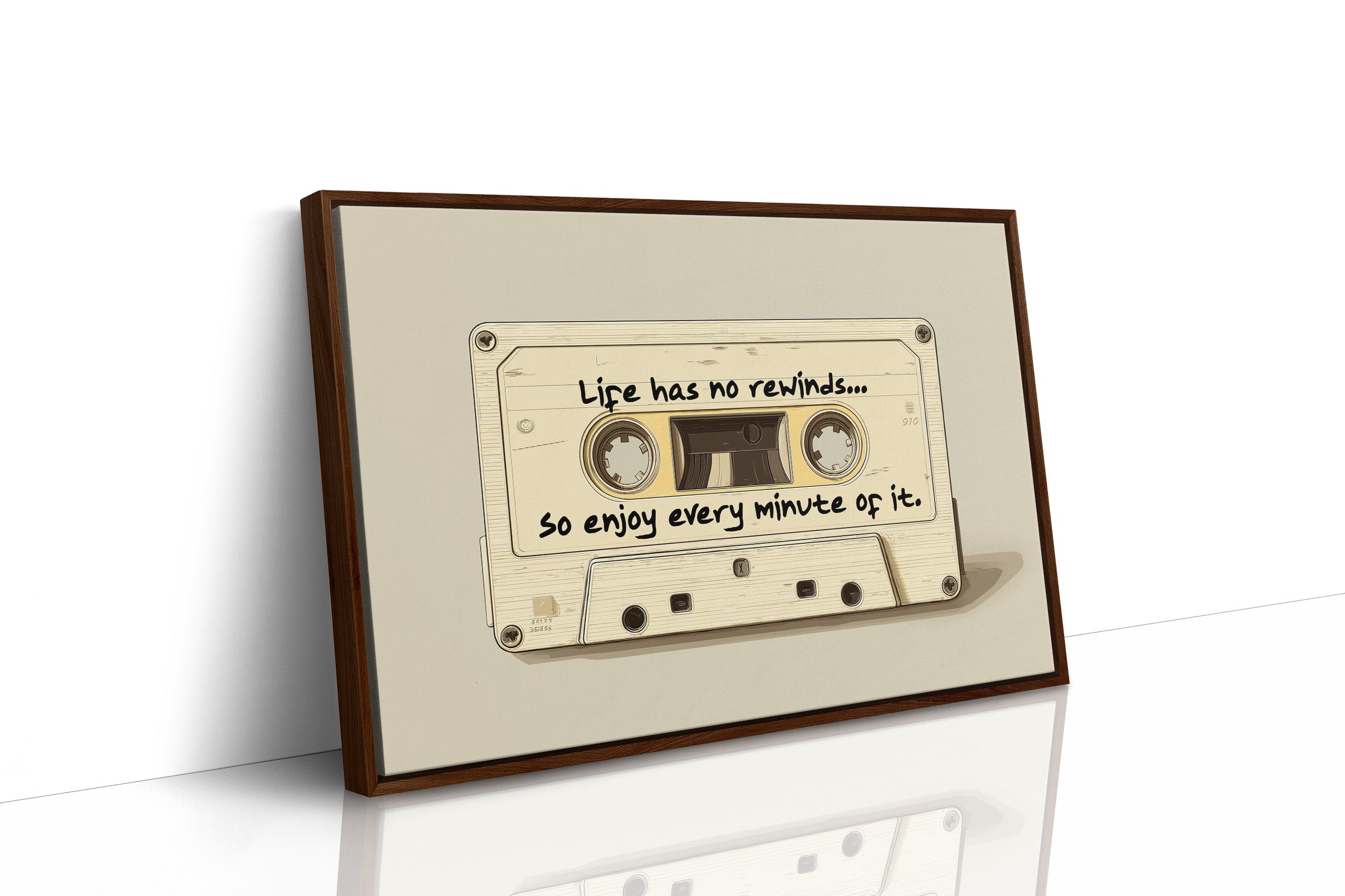 Life Has No Rewinds Retro Cassette