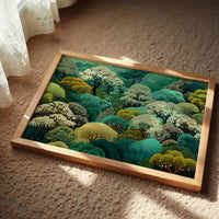 Forest Waves Dance In Emerald Light