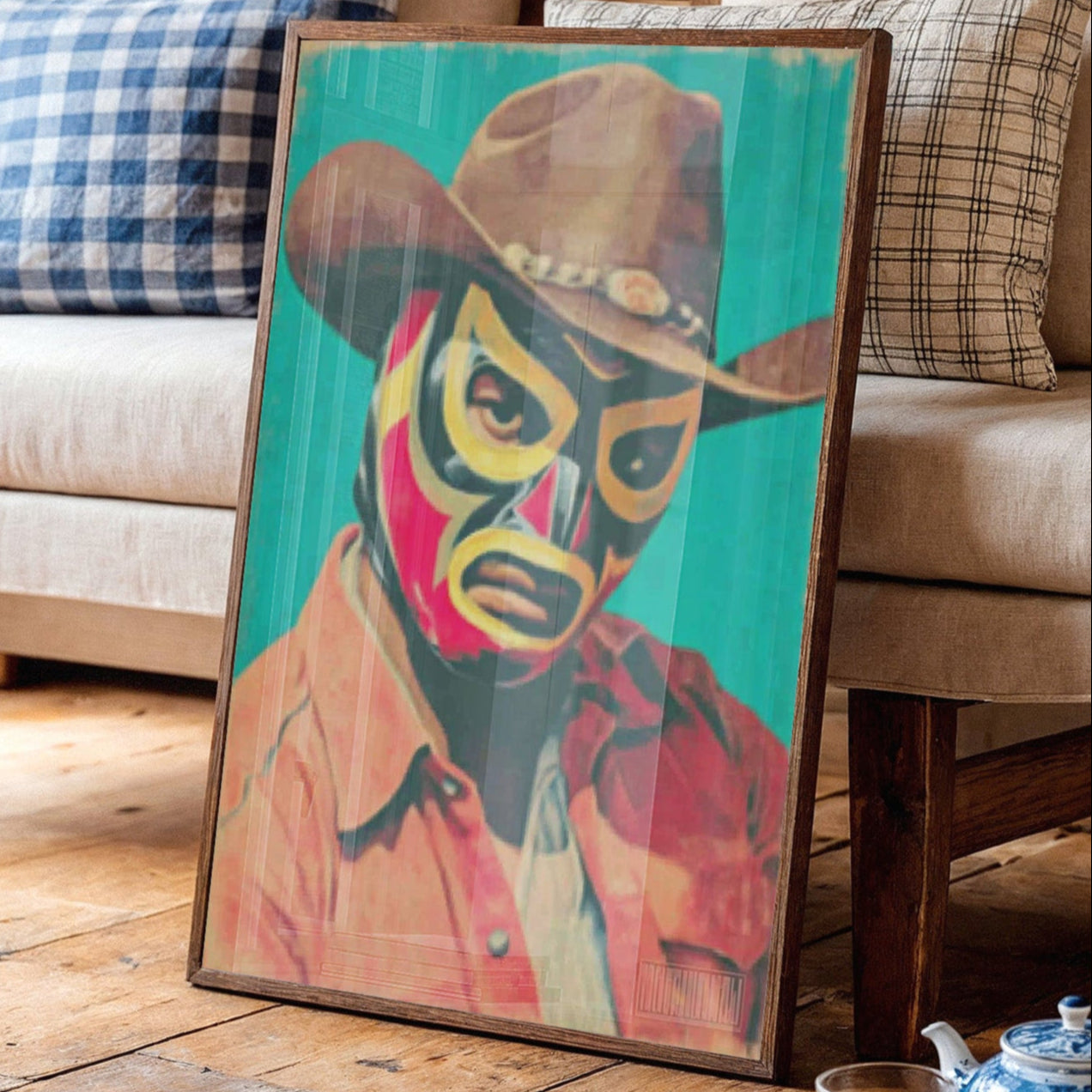 The Masked Cowboy Stands Tall