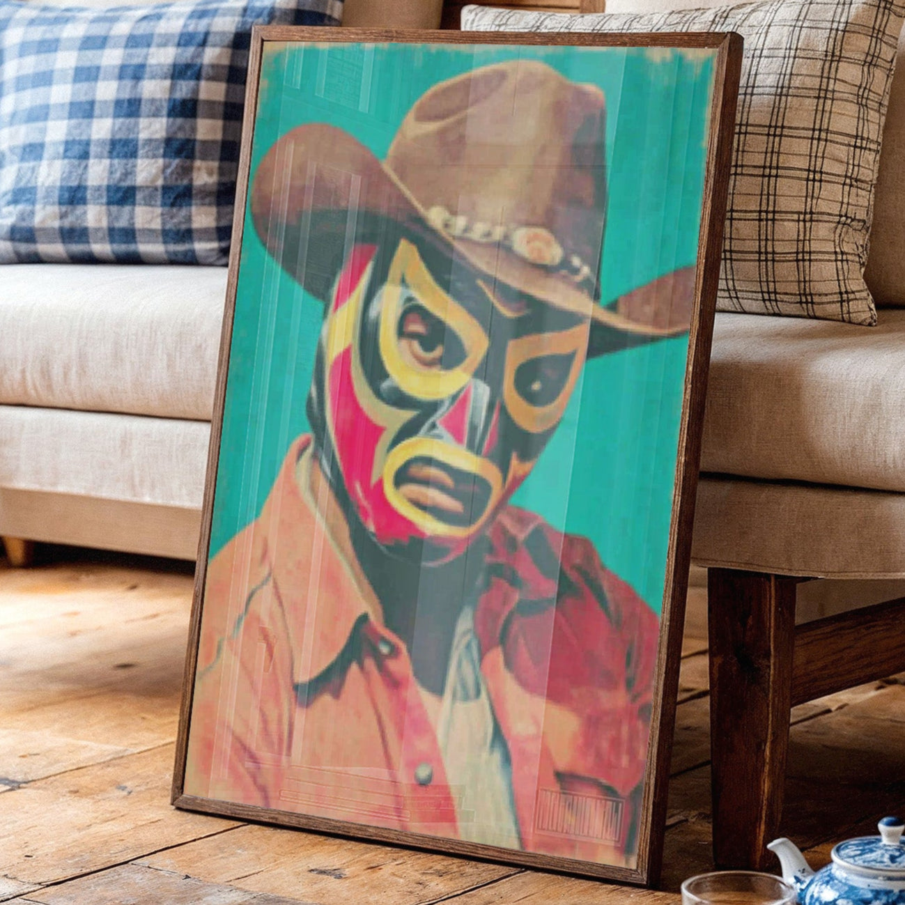 The Masked Cowboy Stands Tall
