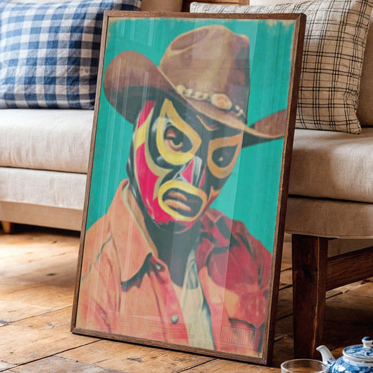 The Masked Cowboy Stands Tall