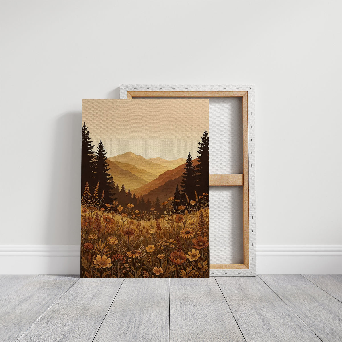 Golden Hour Meadow: Wildflowers Ignore Bedtime