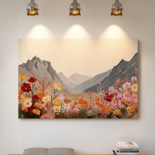 Alpine Meadows Bloom In Coral