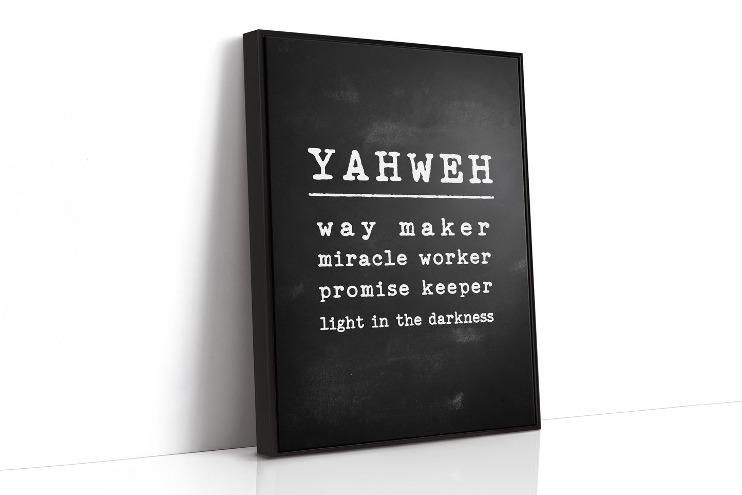 Yahweh Chalkboard Declaration