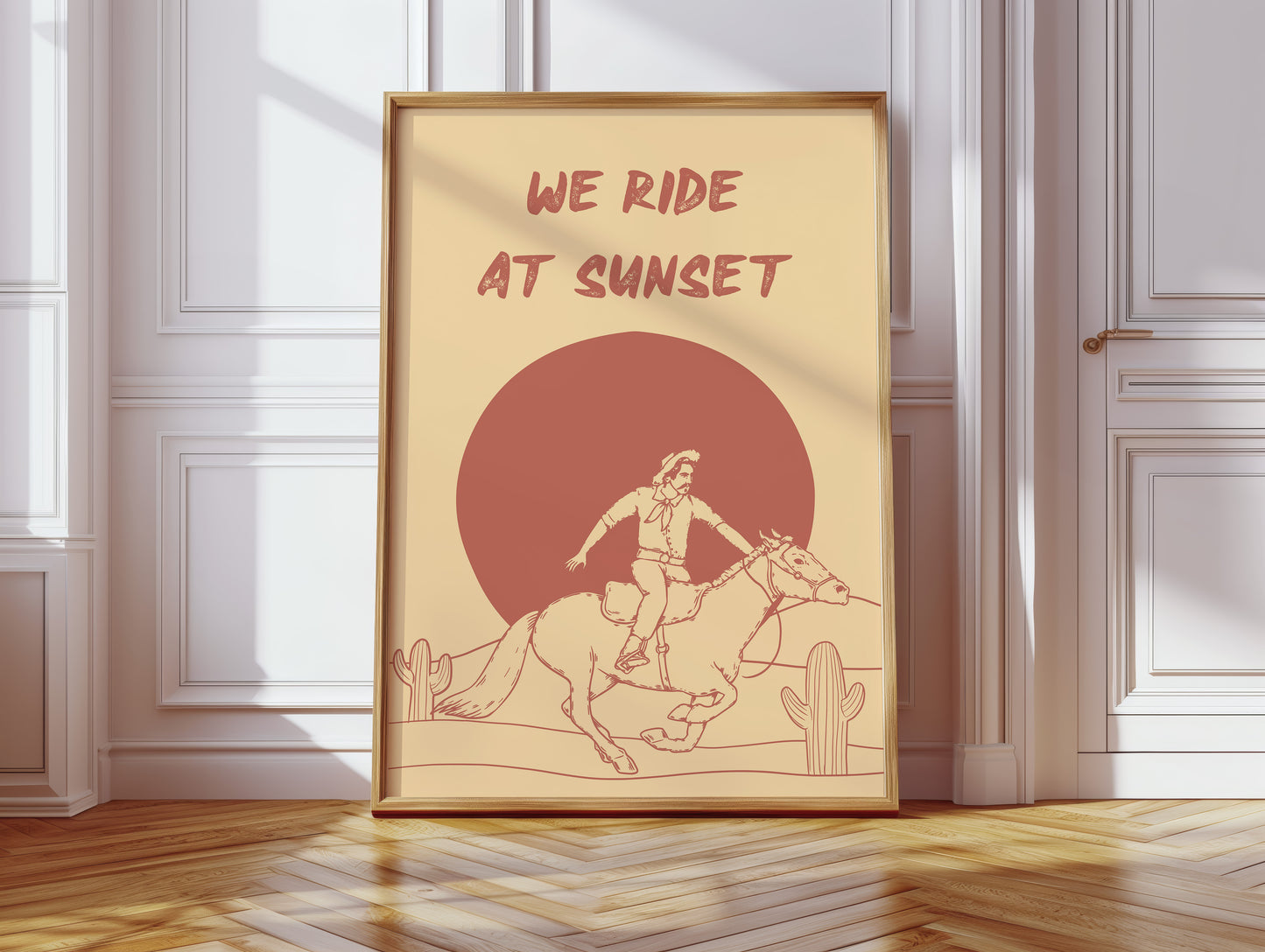 Desert Horses Chase Golden Hours