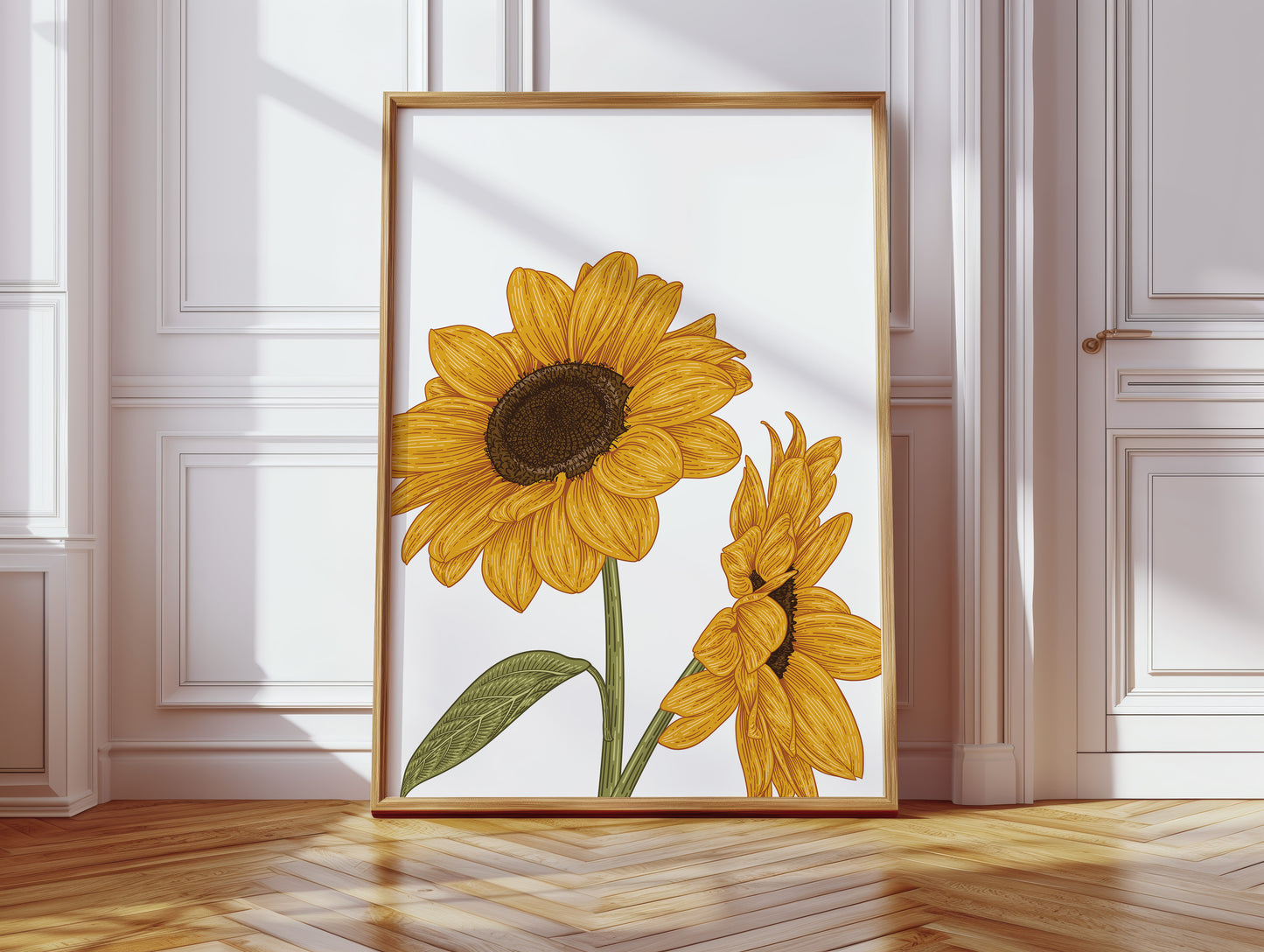 Golden Petals Greet Morning Sun