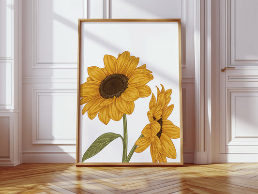 Golden Petals Greet Morning Sun