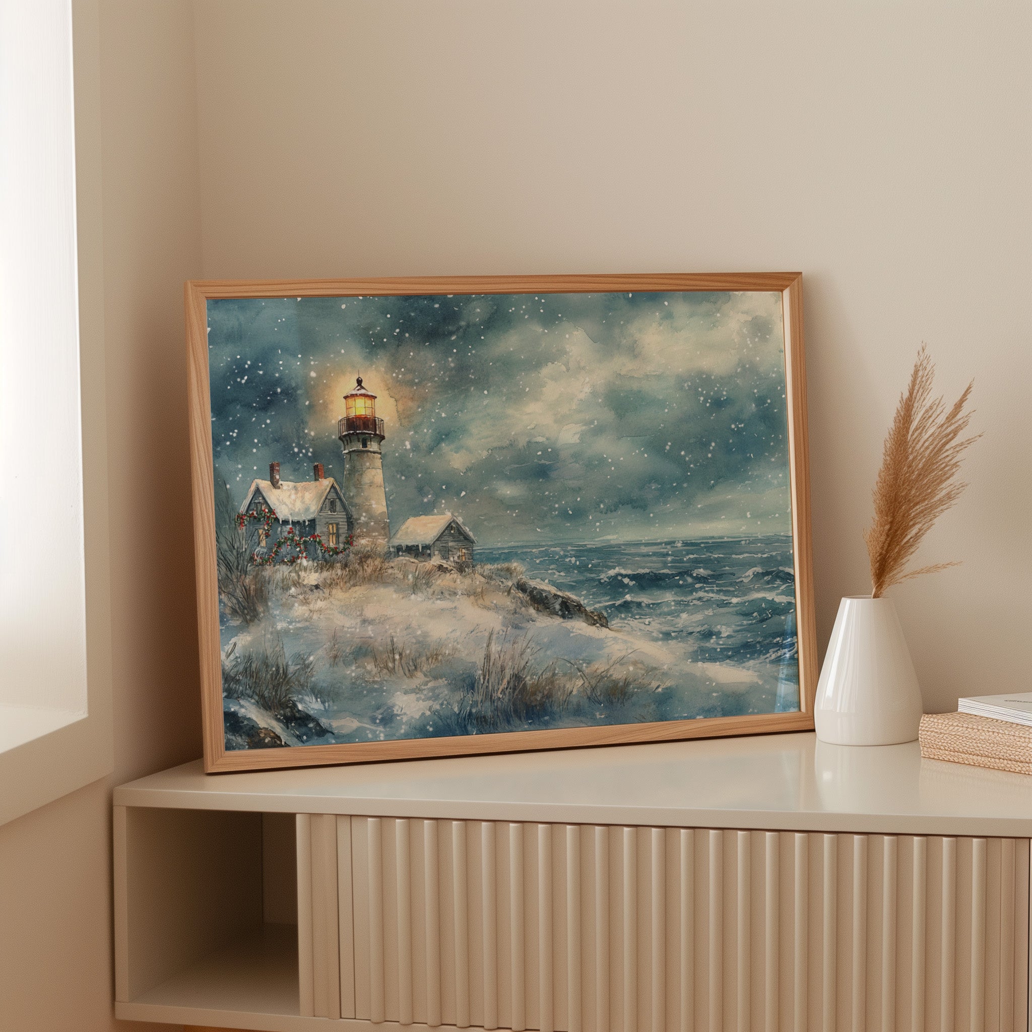 Winter Light Guides Ships Home