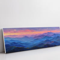 Pastel Mountains Drift at Dusk