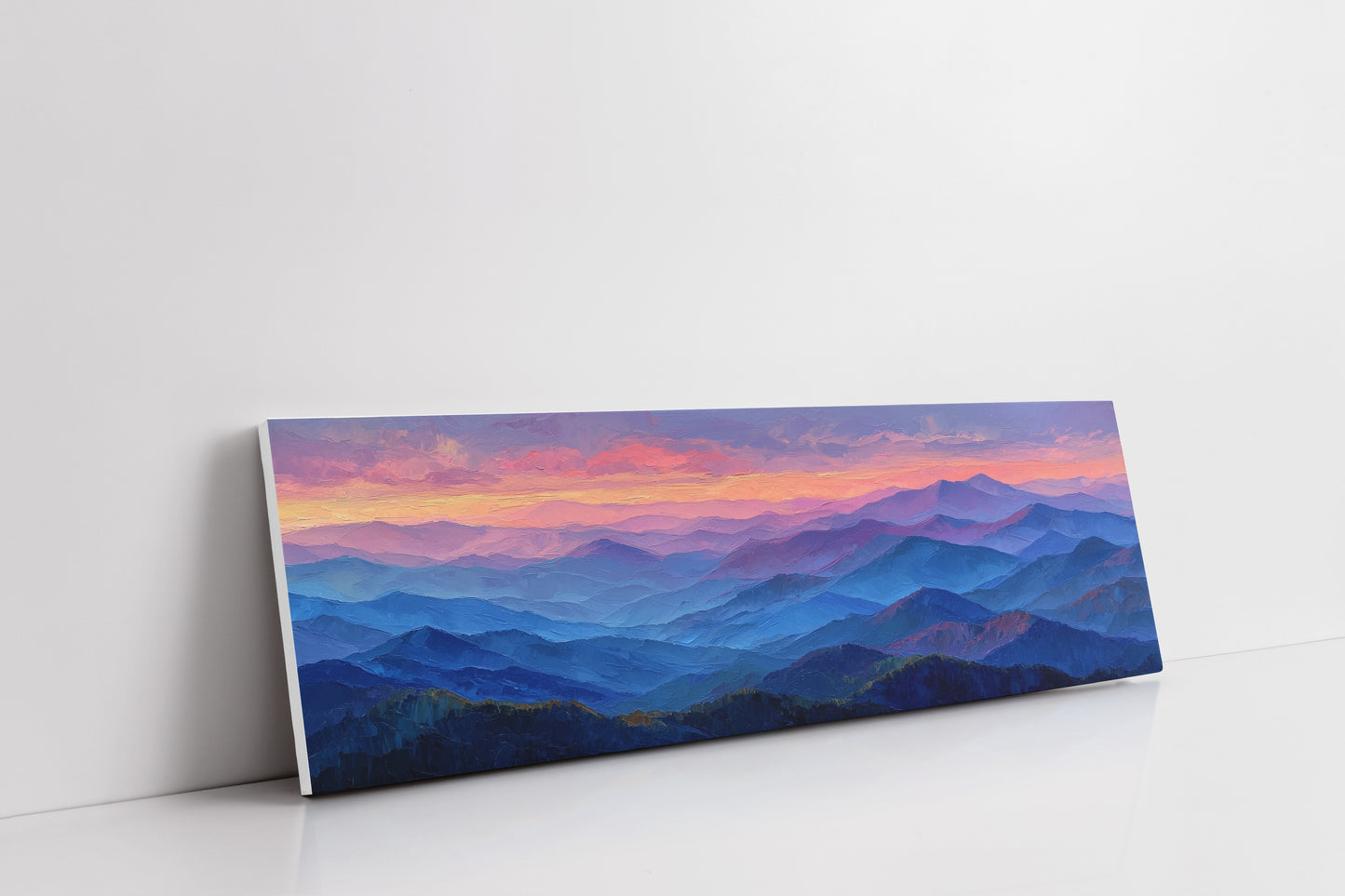 Pastel Mountains Drift at Dusk