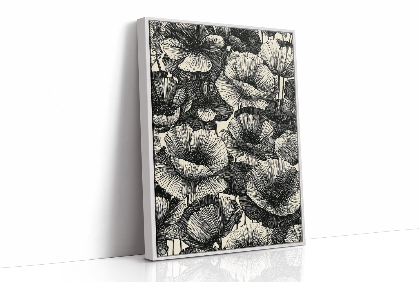 Ink Bloom Poppy Field