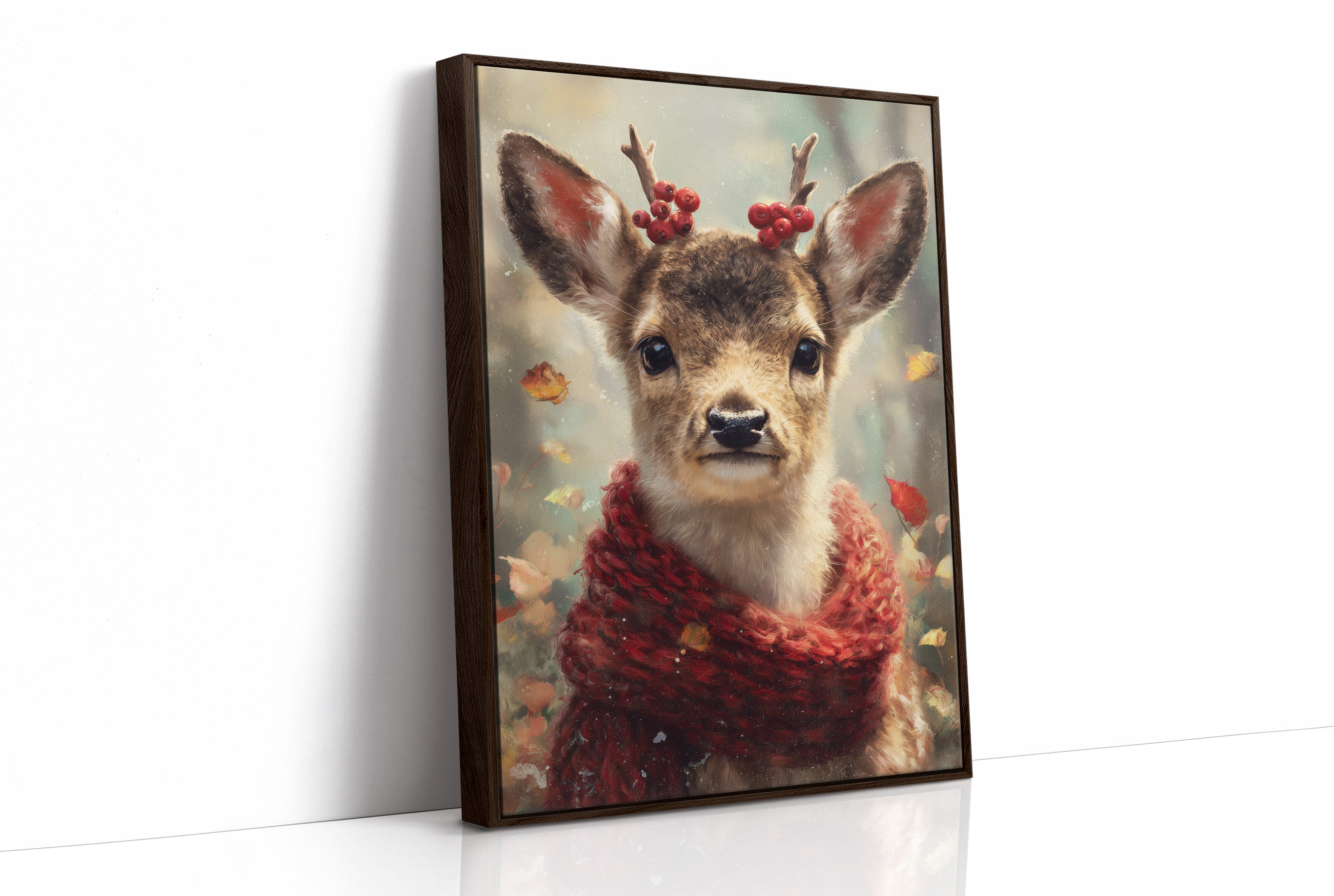 Little One in Winter Berries