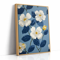 White Magnolias on a Blue Afternoon