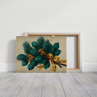Pine Bough Tied With Gold Silk