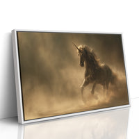 Mythic Gallop Through Golden Dust