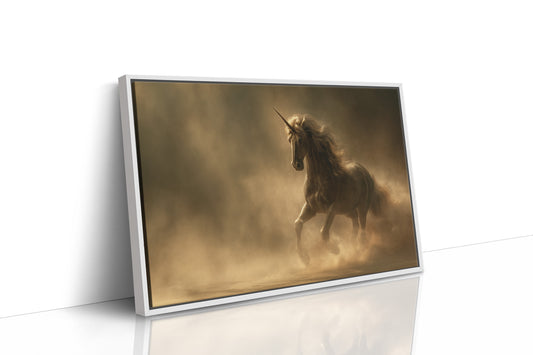 Mythic Gallop Through Golden Dust