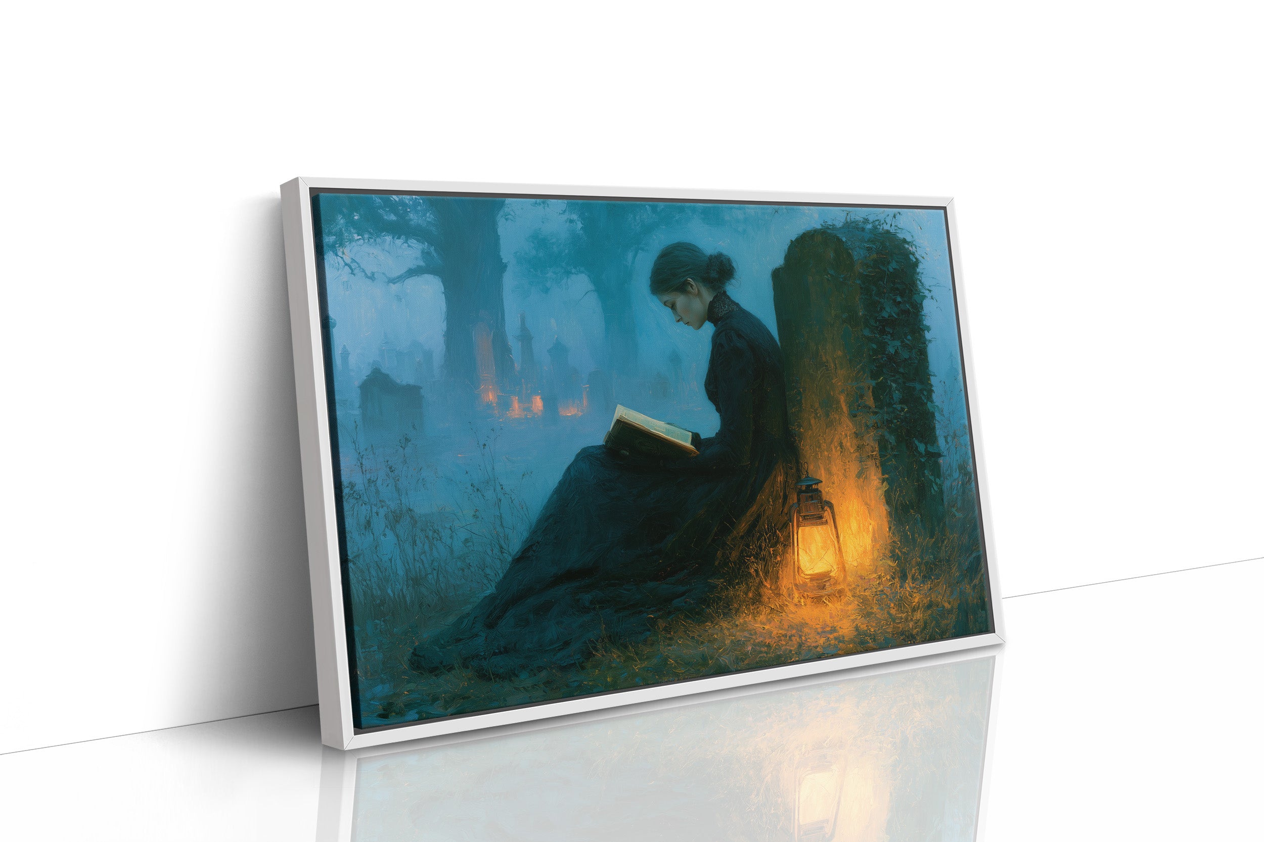 Reading by Lantern Light