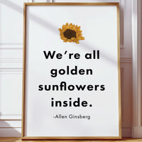 Petals Paint Poetry In Gold