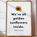 Petals Paint Poetry In Gold